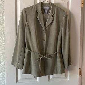 PETITE Liz Claiborne pantsuit 8P